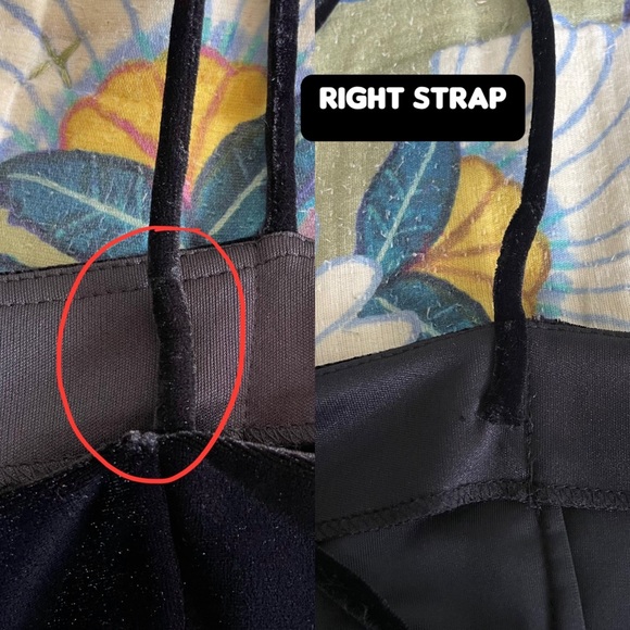 90s Style Alex Evenings Black Velvet Dress SIZE 6 PETITE - Picture 8 of 8